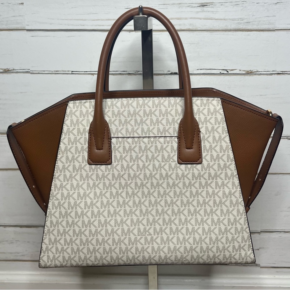 Michael Kors Avril Satchel Handbag - Picture 9 of 17
